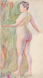 立っている女性のヌード